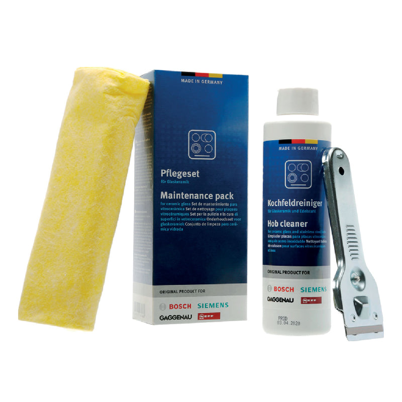 Detergente per vetroceramica, Kit di pulizia specifico per piani cottura, in vetroceramica