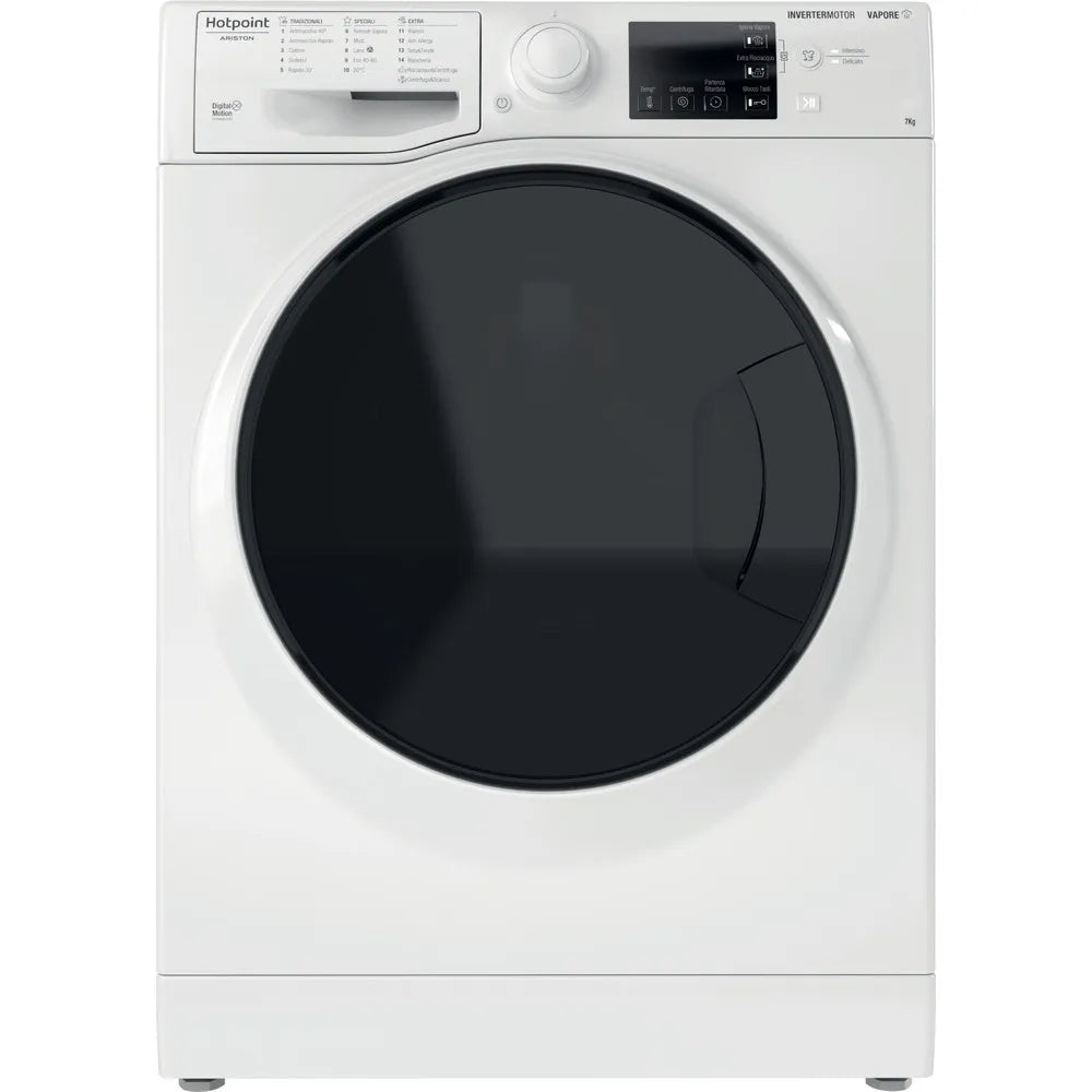 Lavatrice slim a libera installazione a carica frontale Hotpoint Ariston: 7,0 kg - RSSG 725 D IT