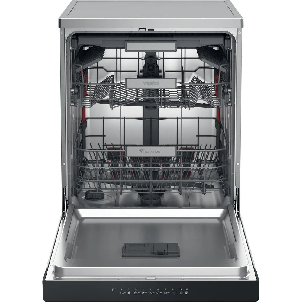 Lavastoviglie Whirlpool: colore inox, grande capienza - WFO 3O41 PL X