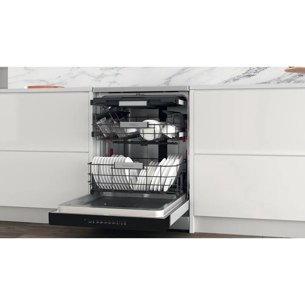 Lavastoviglie Whirlpool: colore inox, grande capienza - WFO 3O41 PL X