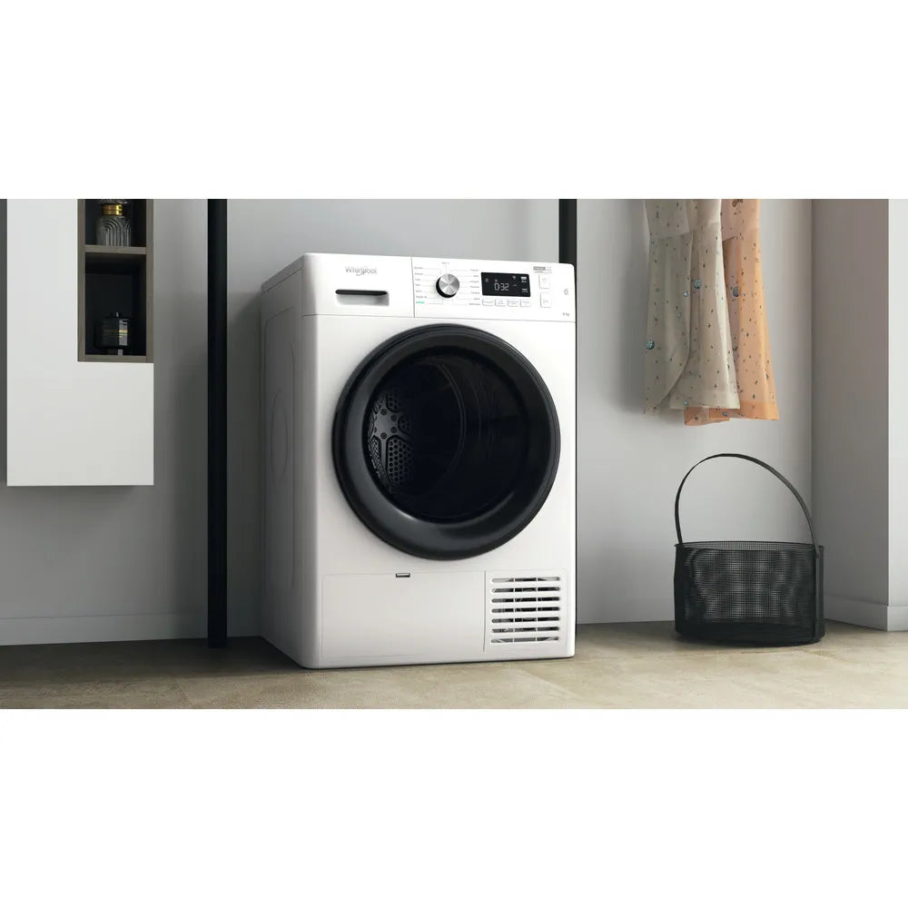 Asciugatrice a pompa di calore Whirlpool: a libera installazione, 9,0 kg - FFTN M11 9X2B IT