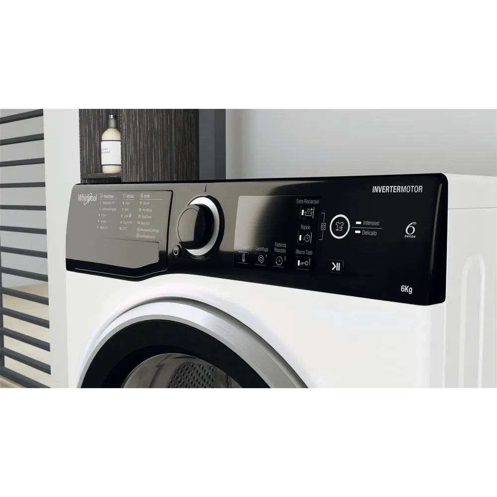 Lavatrice slim 42cm a libera installazione a carica frontale Whirlpool: 6,0 kg - WSB 624 S IT