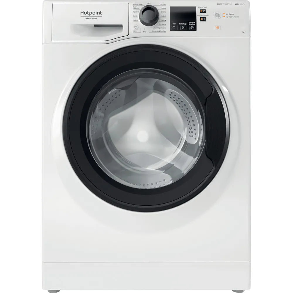 Lavatrice a libera installazione a carica frontale Hotpoint Ariston: 7,0 kg, - NF746WK IT