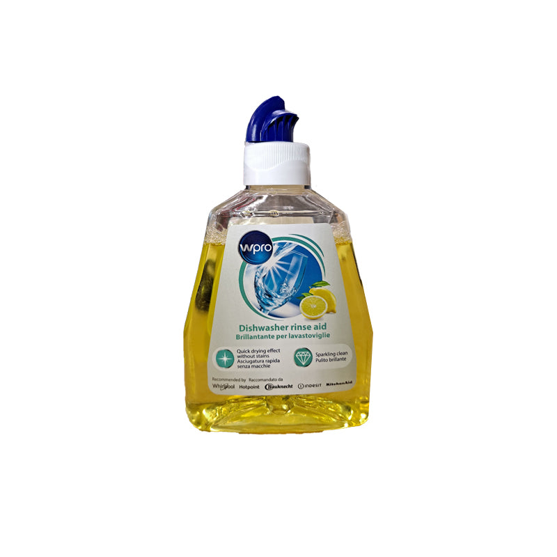Flacone 250ml brillantante professionale per lavastoviglie Wpro Whirlpool