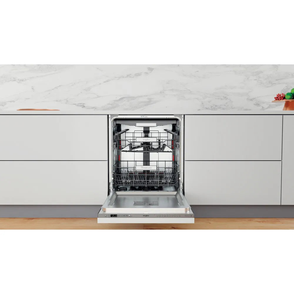 Lavastoviglie da incasso Whirlpool: colore inox, grande capienza - W0I D751A X