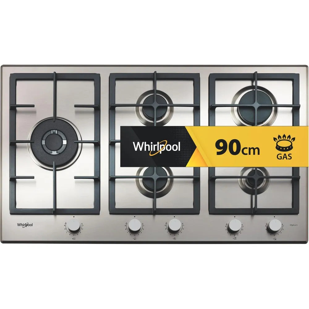 Piano cottura a gas Whirlpool: 5 fuochi - GMAL 9522/IXL