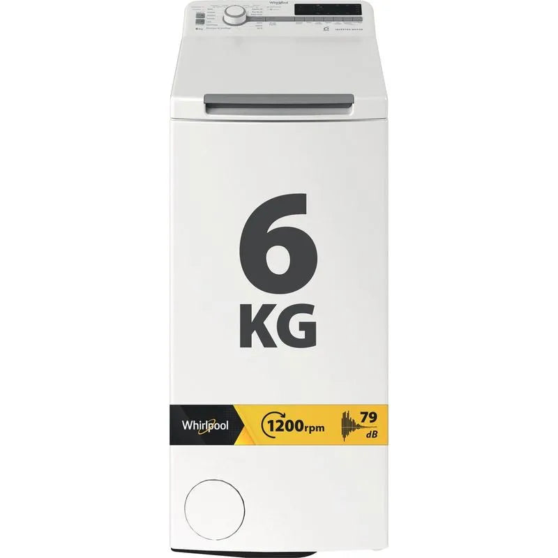 Lavatrice a libera installazione a carica dall'alto Whirlpool: 6,0 kg - TDLR 6251BS IT/1