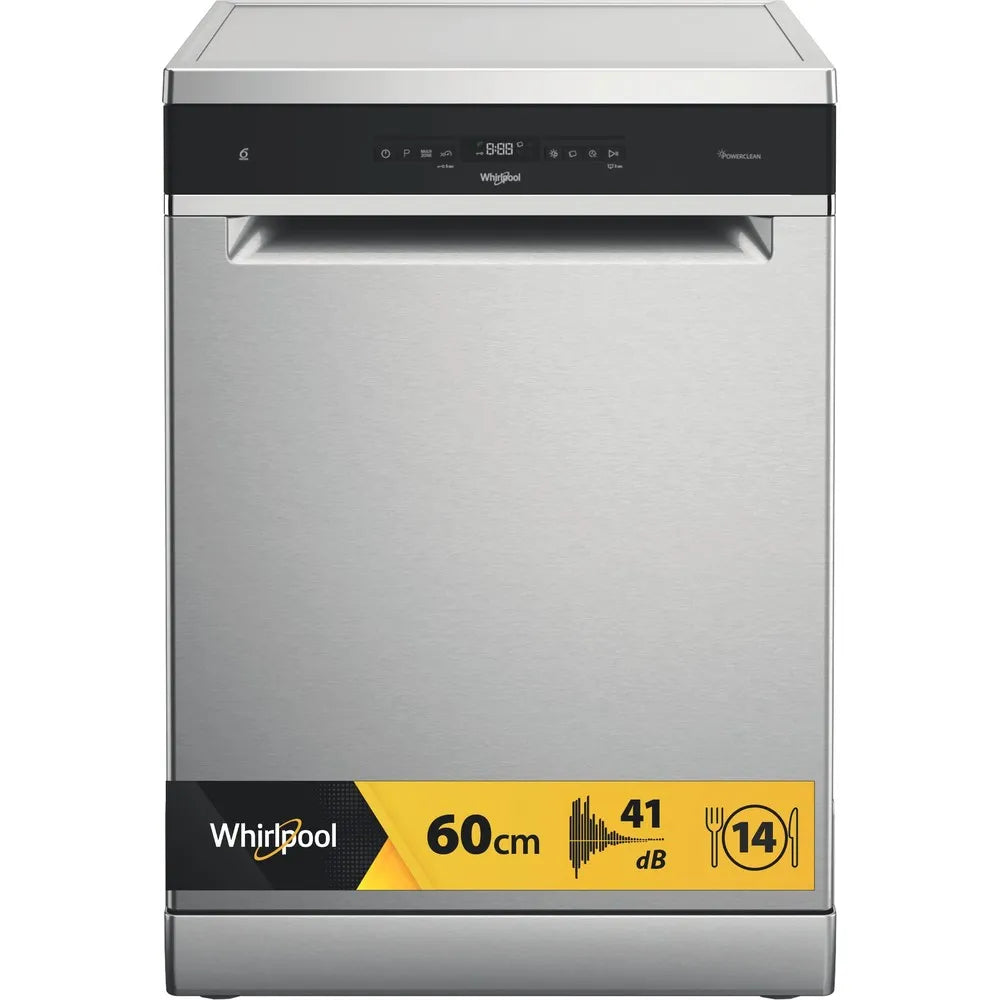 Lavastoviglie Whirlpool: colore inox, grande capienza - WFO 3O41 PL X