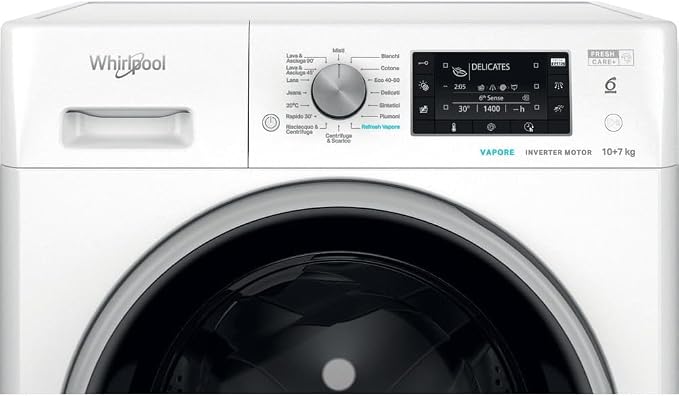 Lavasciuga 10kg Whirlpool FFWDD107448WBSIT