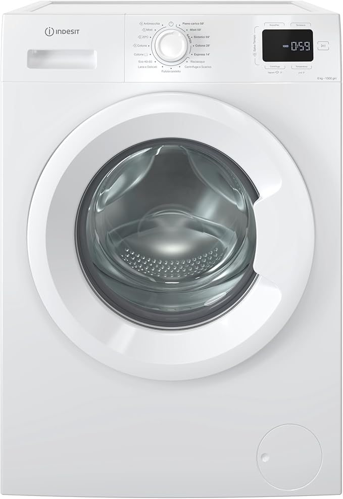 Indesit IM 640 MY TIME IT, Lavatrice 6 kg SLIM 44Cm