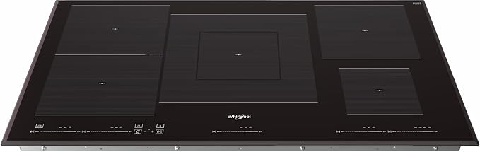 Piano cottura a induzione 90 cm, 5 fuochi Whirlpool in vetroceramica - WT 1090 BA