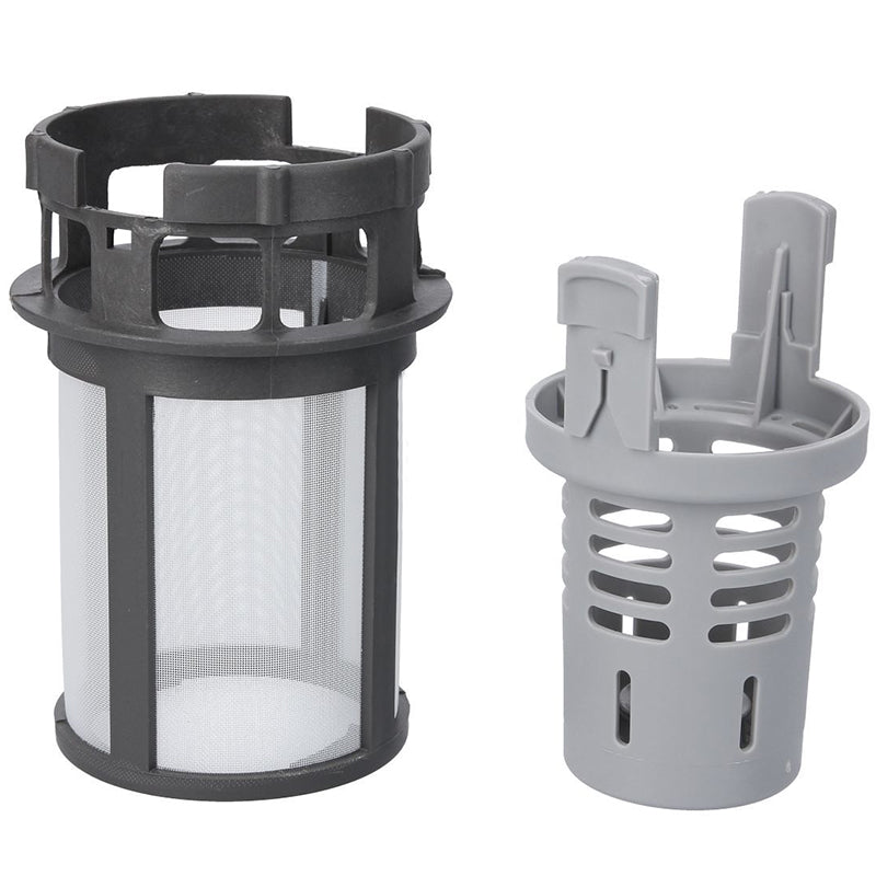 Filtro a bicchiere per lavastoviglie Whirlpool Ignis Bauknecht HotPoint Ariston Indesit, setaccio fine - Altezza: 12 cm - Diametro: 7,5 cm