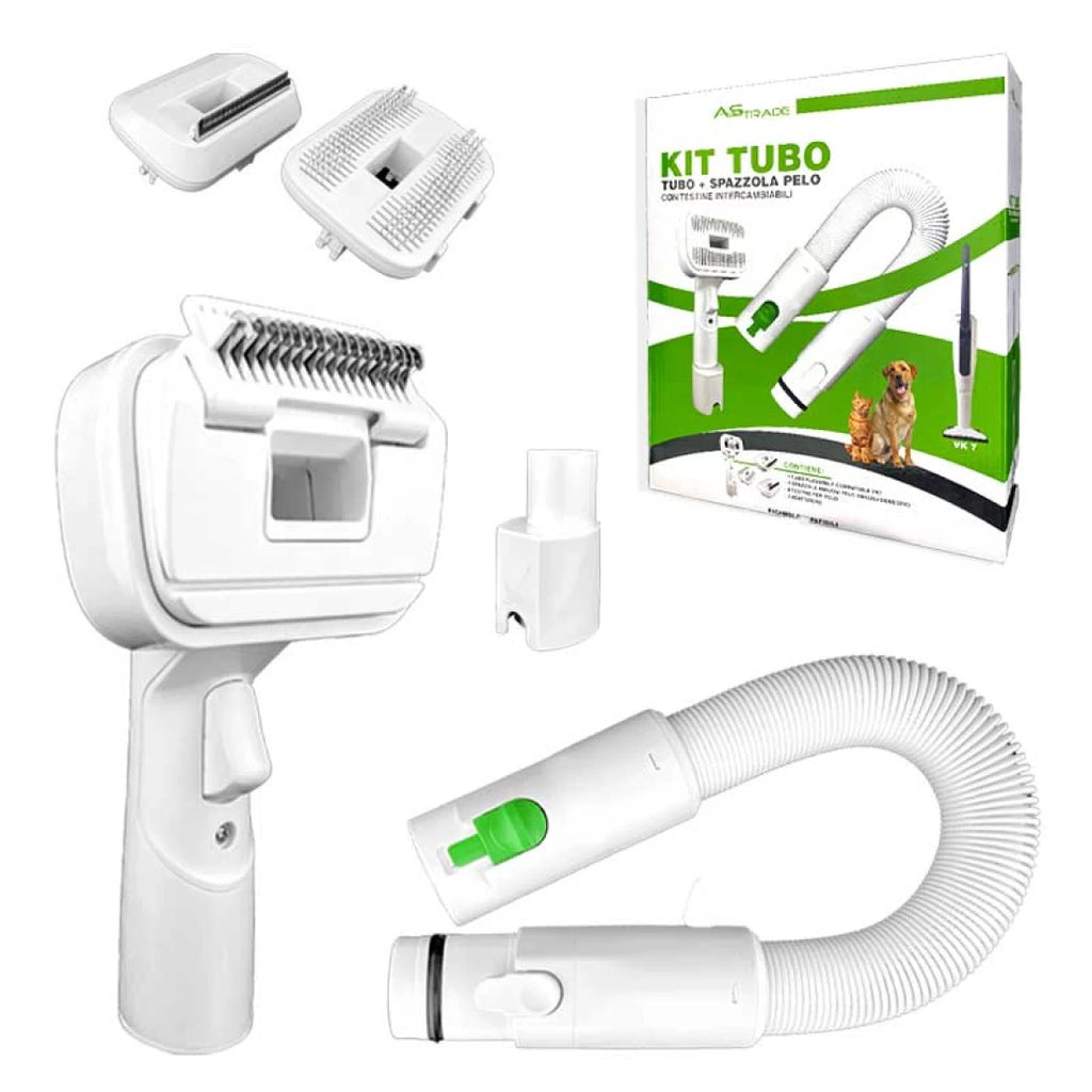 Kit tubo con spazzola PET PRO con accessori per folletto Vk7
